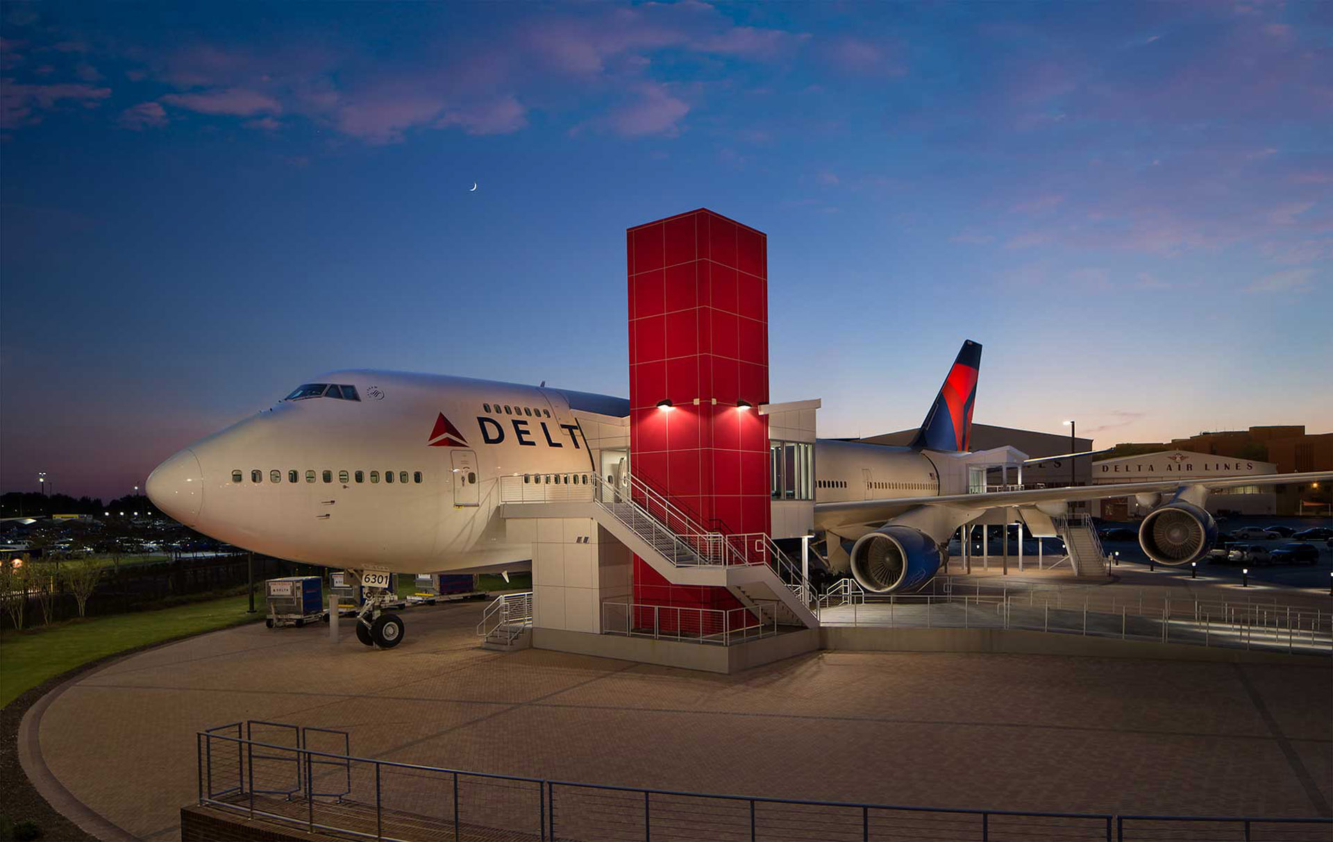 Delta Airlines 747 Museum